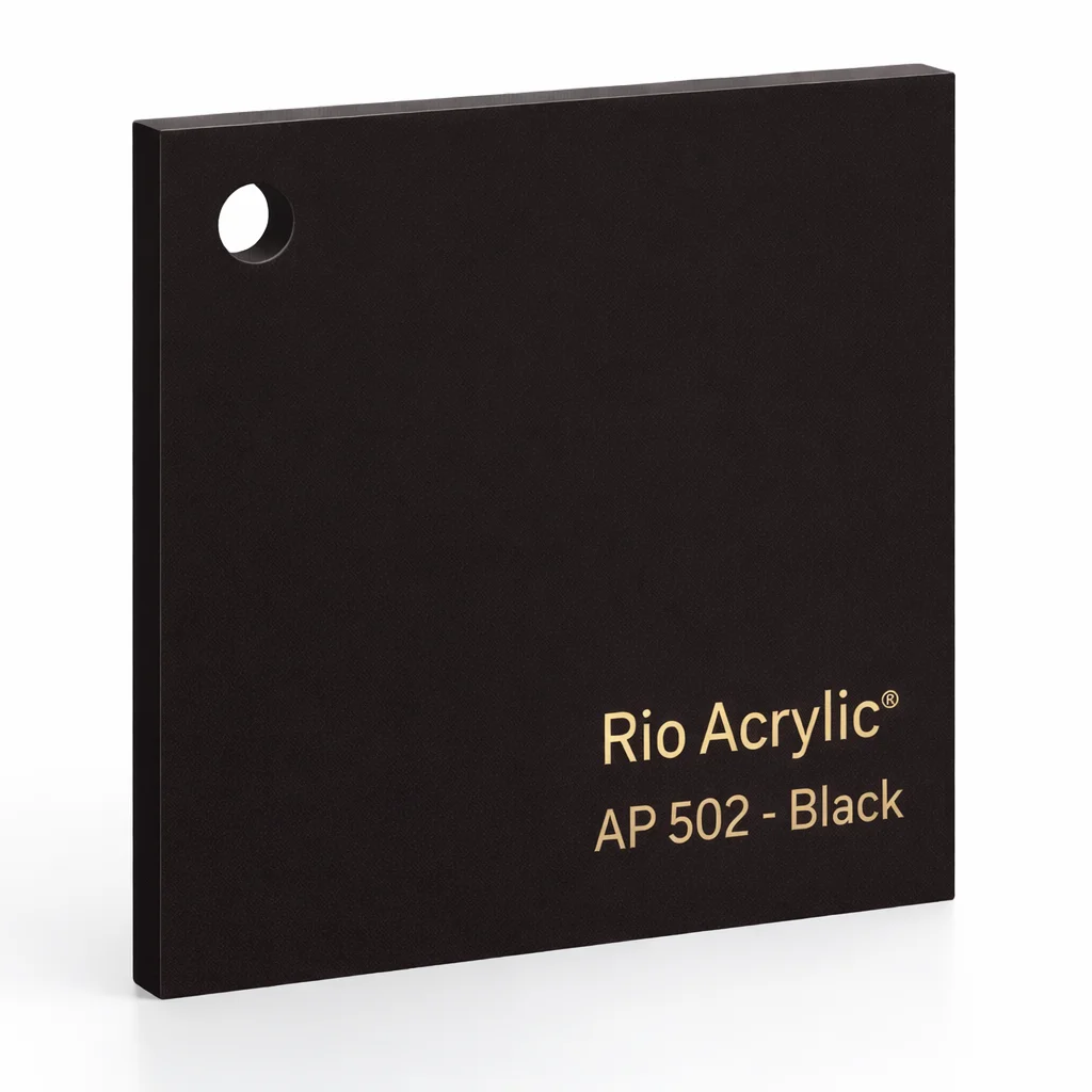 Black Acrylic Sheet - Rio Acrylic Jeddah