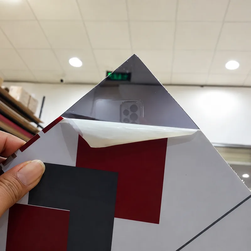 View 2 of Black Transparent Polycarbonate Sheet (Lexan)