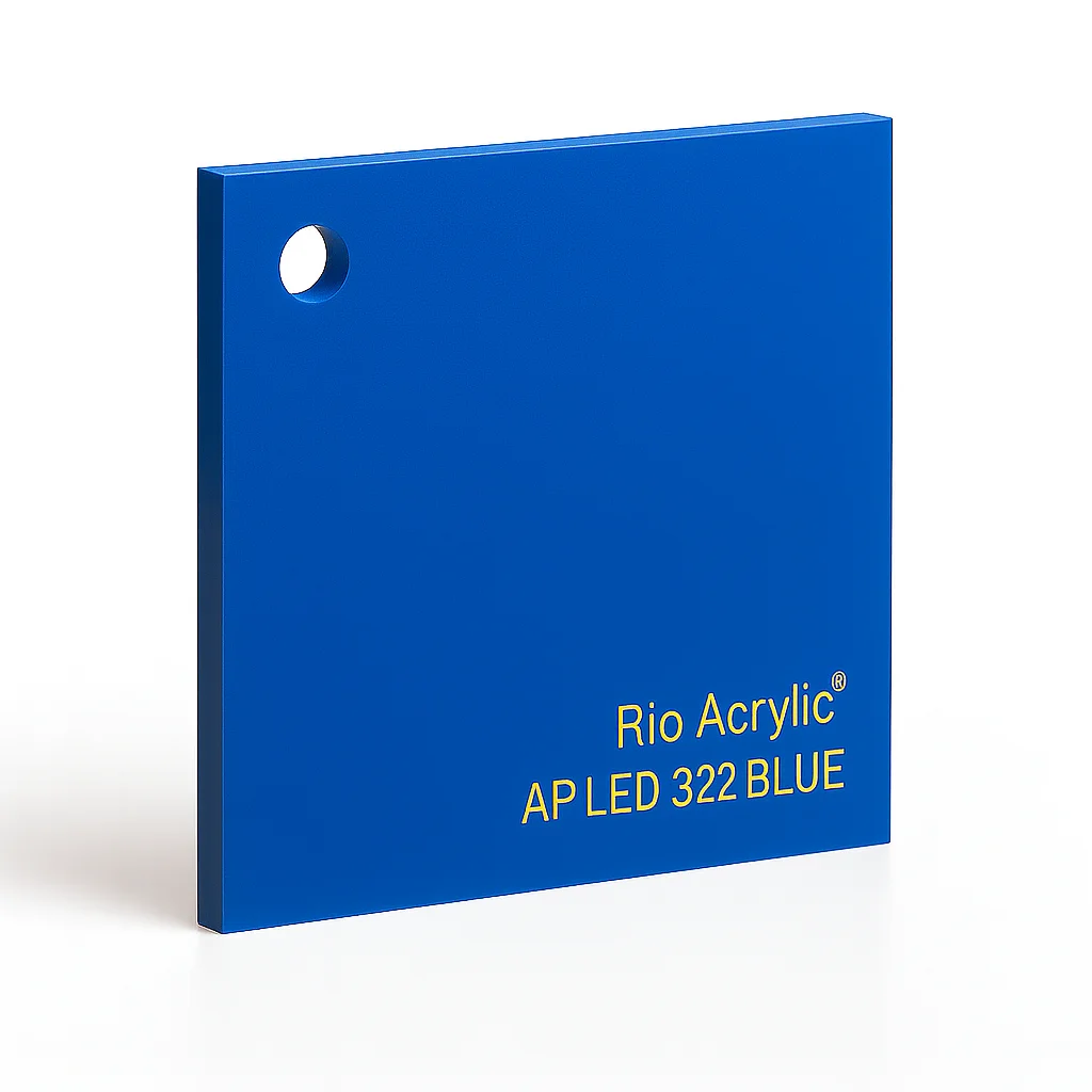 Blue Acrylic Sheet - Rio Acrylic Jeddah