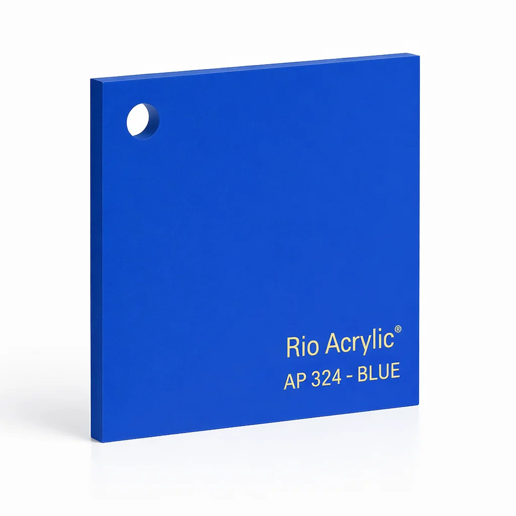 Blue Acrylic Sheet - Rio Acrylic Jeddah
