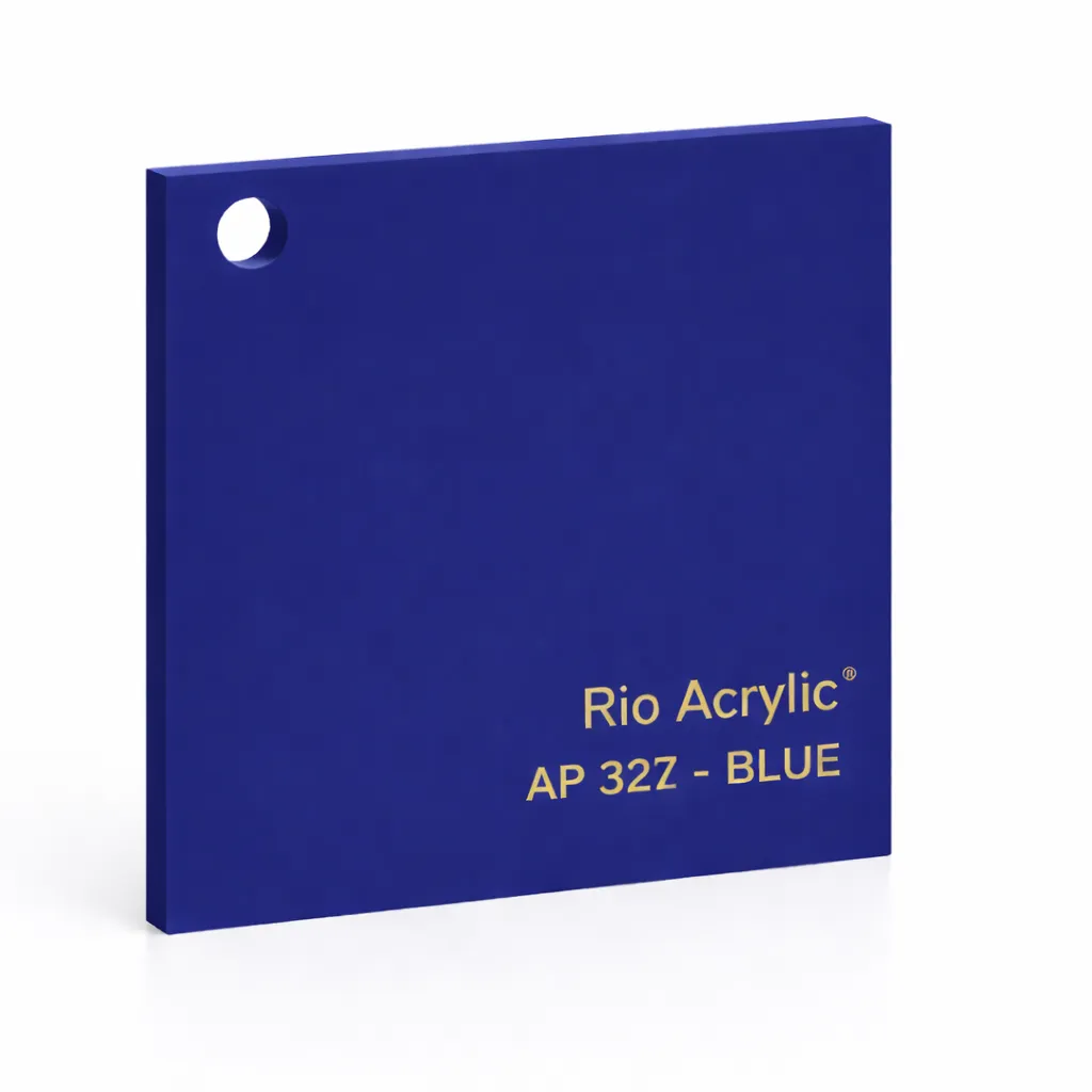 Blue Acrylic Sheet - Rio Acrylic Jeddah