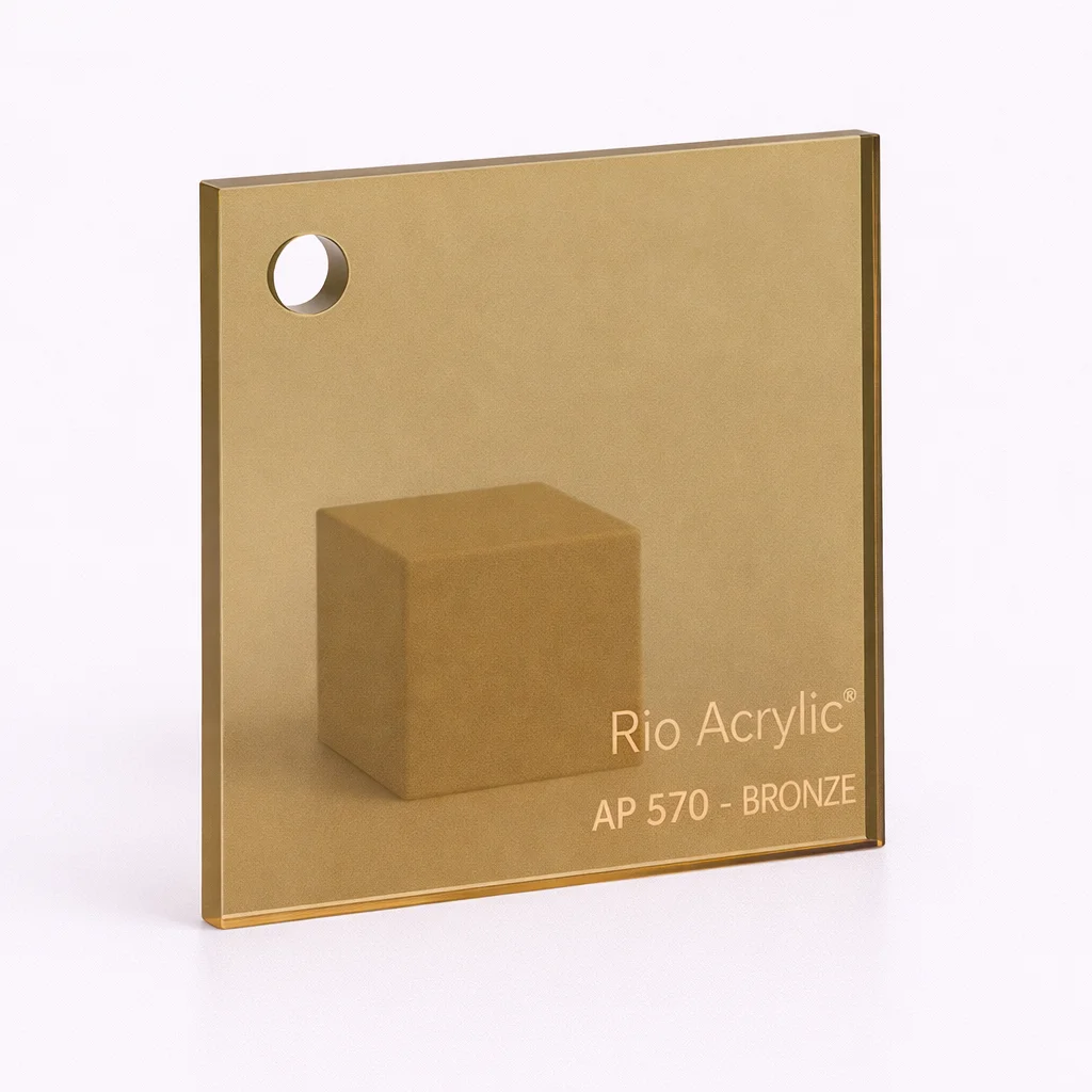 Bronze Acrylic Sheet - Rio Acrylic Jeddah