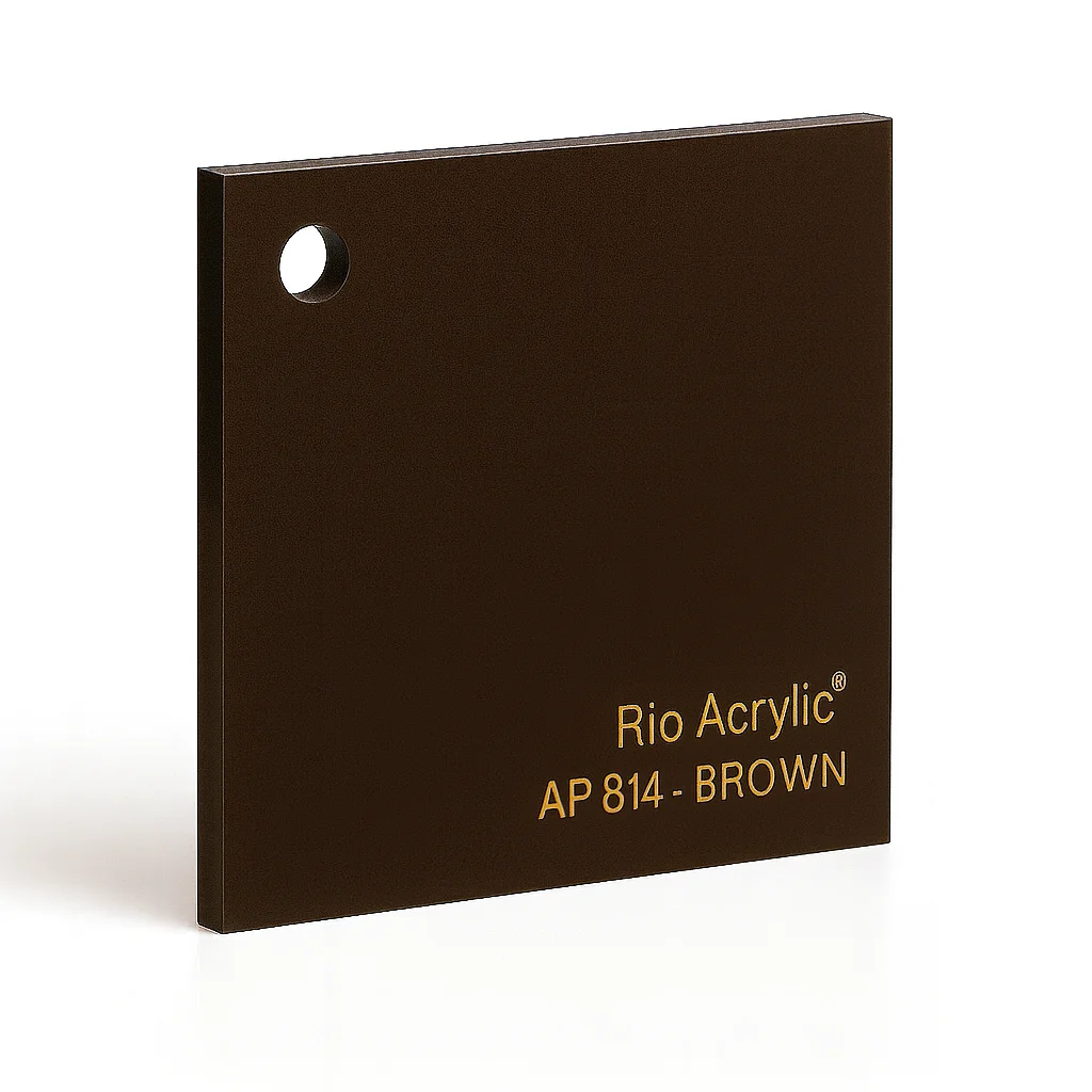 Brown Acrylic Sheet - Rio Acrylic Jeddah