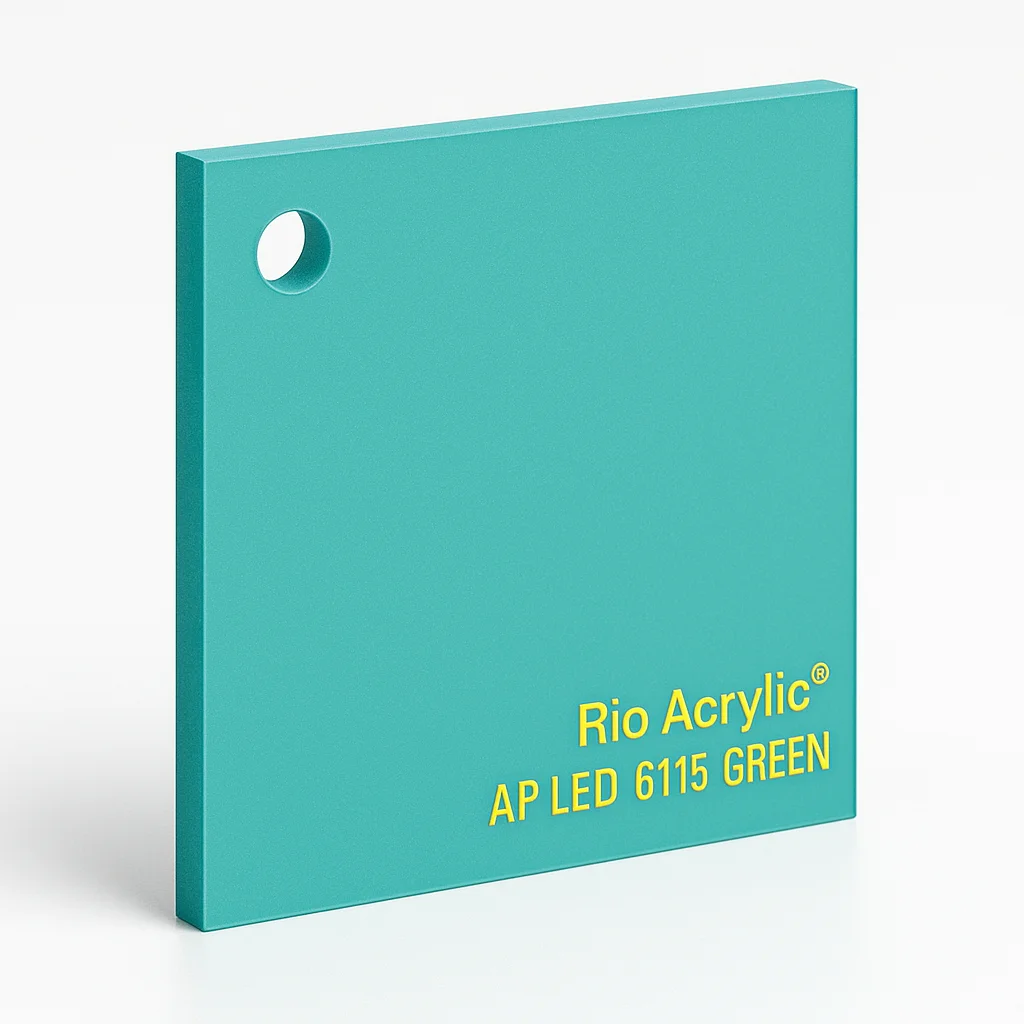 Green Acrylic Sheet - Rio Acrylic Jeddah