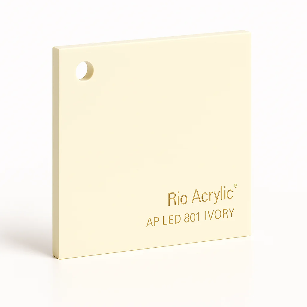 Ivory Acrylic Sheet - Rio Acrylic Jeddah