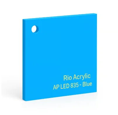 Blue Acrylic Sheet - Rio Acrylic Jeddah