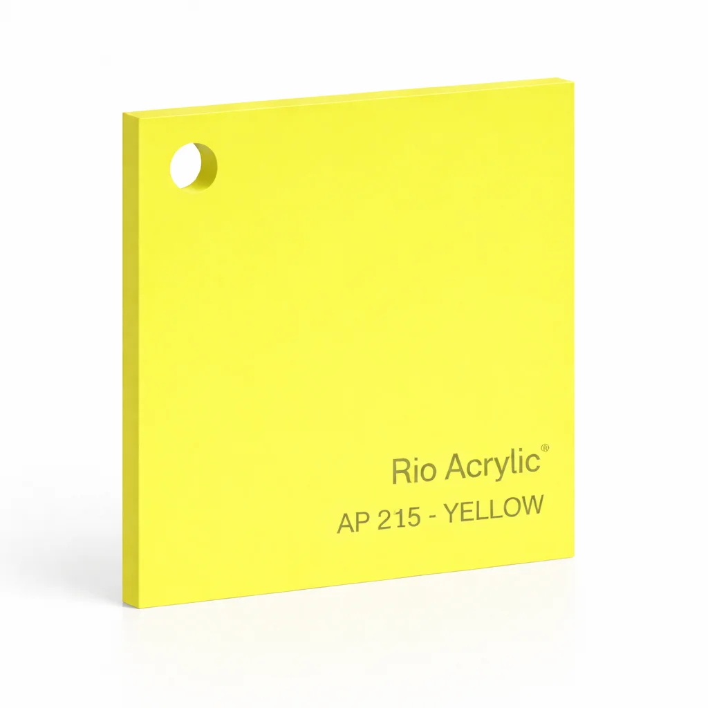 Yellow Acrylic Sheet - Rio Acrylic Jeddah